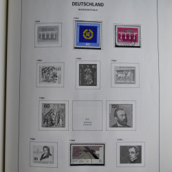 Collection timbres d'Allemagne République Fédérale 1949-2001 en 2 albums DAVO.