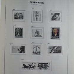 Collection timbres d'Allemagne République Fédérale 1949-2001 en 2 albums DAVO.