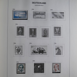 Collection timbres d'Allemagne République Fédérale 1949-2001 en 2 albums DAVO.