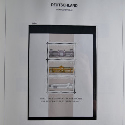 Collection timbres d'Allemagne République Fédérale 1949-2001 en 2 albums DAVO.