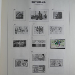 Collection timbres d'Allemagne République Fédérale 1949-2001 en 2 albums DAVO.