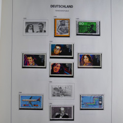 Collection timbres d'Allemagne République Fédérale 1949-2001 en 2 albums DAVO.