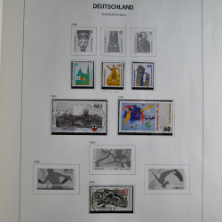 Collection timbres d'Allemagne République Fédérale 1949-2001 en 2 albums DAVO.
