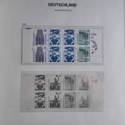 Collection timbres d'Allemagne République Fédérale 1949-2001 en 2 albums DAVO.