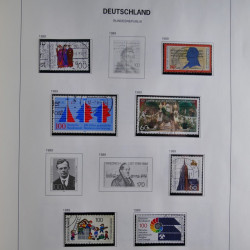 Collection timbres d'Allemagne République Fédérale 1949-2001 en 2 albums DAVO.