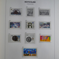 Collection timbres d'Allemagne République Fédérale 1949-2001 en 2 albums DAVO.