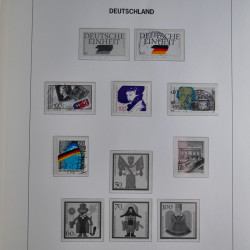 Collection timbres d'Allemagne République Fédérale 1949-2001 en 2 albums DAVO.