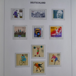 Collection timbres d'Allemagne République Fédérale 1949-2001 en 2 albums DAVO.