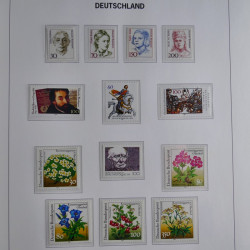 Collection timbres d'Allemagne République Fédérale 1949-2001 en 2 albums DAVO.