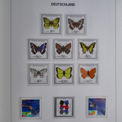 Collection timbres d'Allemagne République Fédérale 1949-2001 en 2 albums DAVO.