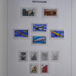 Collection timbres d'Allemagne République Fédérale 1949-2001 en 2 albums DAVO.
