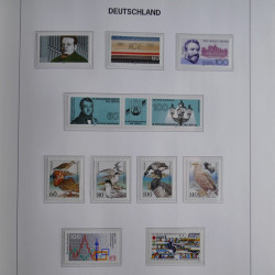 Collection timbres d'Allemagne République Fédérale 1949-2001 en 2 albums DAVO.