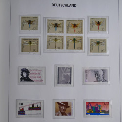 Collection timbres d'Allemagne République Fédérale 1949-2001 en 2 albums DAVO.