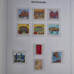 Collection timbres d'Allemagne République Fédérale 1949-2001 en 2 albums DAVO.