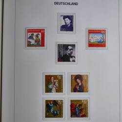Collection timbres d'Allemagne République Fédérale 1949-2001 en 2 albums DAVO.