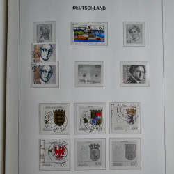 Collection timbres d'Allemagne République Fédérale 1949-2001 en 2 albums DAVO.