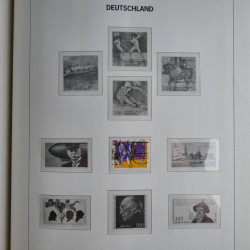 Collection timbres d'Allemagne République Fédérale 1949-2001 en 2 albums DAVO.