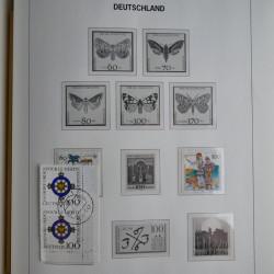 Collection timbres d'Allemagne République Fédérale 1949-2001 en 2 albums DAVO.