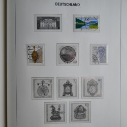 Collection timbres d'Allemagne République Fédérale 1949-2001 en 2 albums DAVO.