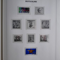 Collection timbres d'Allemagne République Fédérale 1949-2001 en 2 albums DAVO.