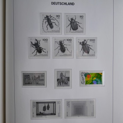 Collection timbres d'Allemagne République Fédérale 1949-2001 en 2 albums DAVO.