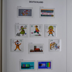 Collection timbres d'Allemagne République Fédérale 1949-2001 en 2 albums DAVO.