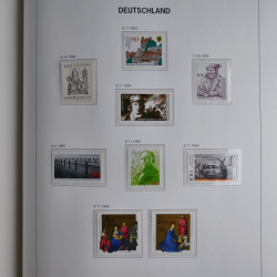 Collection timbres d'Allemagne République Fédérale 1949-2001 en 2 albums DAVO.