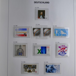 Collection timbres d'Allemagne République Fédérale 1949-2001 en 2 albums DAVO.