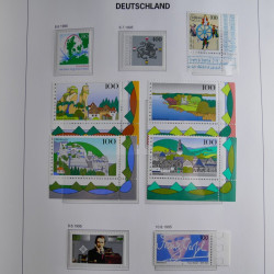Collection timbres d'Allemagne République Fédérale 1949-2001 en 2 albums DAVO.