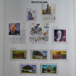 Collection timbres d'Allemagne République Fédérale 1949-2001 en 2 albums DAVO.