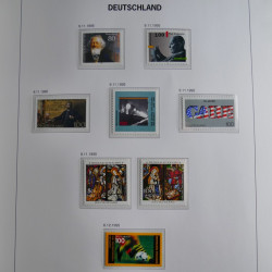Collection timbres d'Allemagne République Fédérale 1949-2001 en 2 albums DAVO.