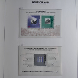 Collection timbres d'Allemagne République Fédérale 1949-2001 en 2 albums DAVO.