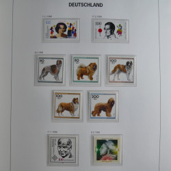 Collection timbres d'Allemagne République Fédérale 1949-2001 en 2 albums DAVO.