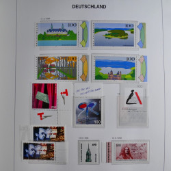Collection timbres d'Allemagne République Fédérale 1949-2001 en 2 albums DAVO.