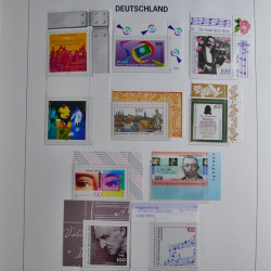 Collection timbres d'Allemagne République Fédérale 1949-2001 en 2 albums DAVO.