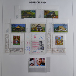 Collection timbres d'Allemagne République Fédérale 1949-2001 en 2 albums DAVO.