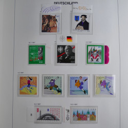 Collection timbres d'Allemagne République Fédérale 1949-2001 en 2 albums DAVO.