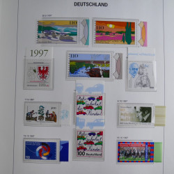 Collection timbres d'Allemagne République Fédérale 1949-2001 en 2 albums DAVO.
