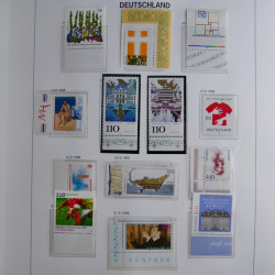 Collection timbres d'Allemagne République Fédérale 1949-2001 en 2 albums DAVO.