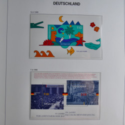 Collection timbres d'Allemagne République Fédérale 1949-2001 en 2 albums DAVO.