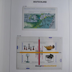 Collection timbres d'Allemagne République Fédérale 1949-2001 en 2 albums DAVO.