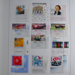 Collection timbres d'Allemagne République Fédérale 1949-2001 en 2 albums DAVO.