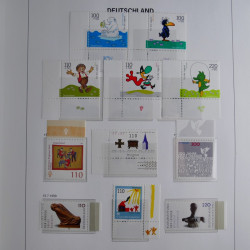 Collection timbres d'Allemagne République Fédérale 1949-2001 en 2 albums DAVO.