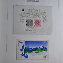 Collection timbres d'Allemagne République Fédérale 1949-2001 en 2 albums DAVO.