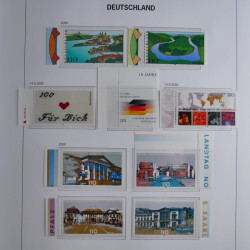 Collection timbres d'Allemagne République Fédérale 1949-2001 en 2 albums DAVO.