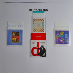 Collection timbres d'Allemagne République Fédérale 1949-2001 en 2 albums DAVO.