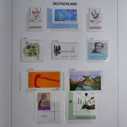 Collection timbres d'Allemagne République Fédérale 1949-2001 en 2 albums DAVO.