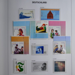 Collection timbres d'Allemagne République Fédérale 1949-2001 en 2 albums DAVO.