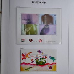 Collection timbres d'Allemagne République Fédérale 1949-2001 en 2 albums DAVO.