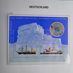 Collection timbres d'Allemagne République Fédérale 1949-2001 en 2 albums DAVO.